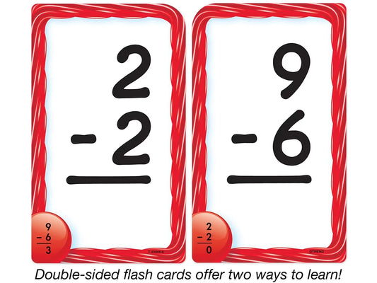 Subtraction 0-12 Pocket Flash Cards - US 5947