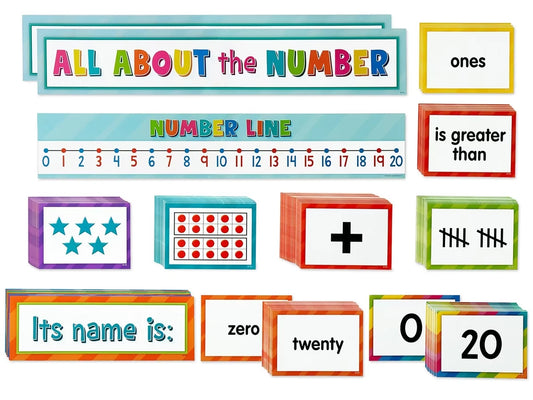 Numbers & Counting Pocket Chart Activity Cards - US 6671