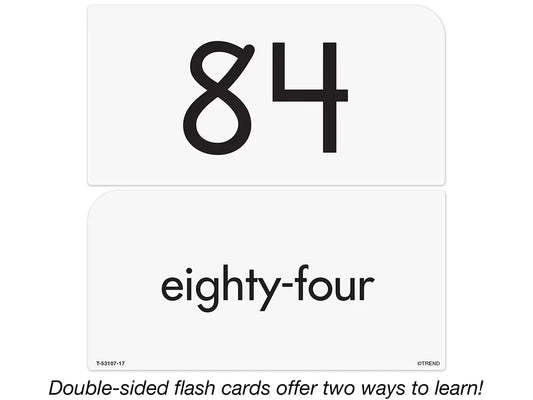 Numbers 0-100 Flash Cards - US 7947