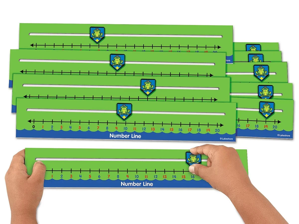 Number Line Slider Boards - Set of 10 - US 7117