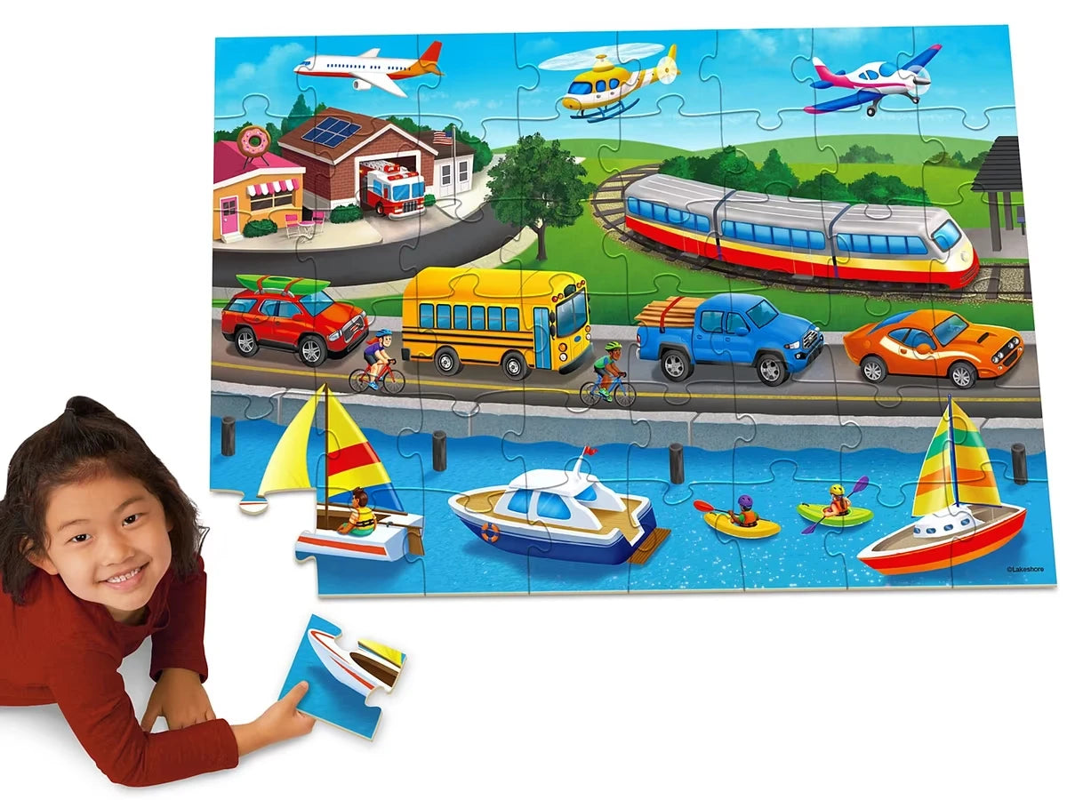Transportation Floor Puzzle - US 7782