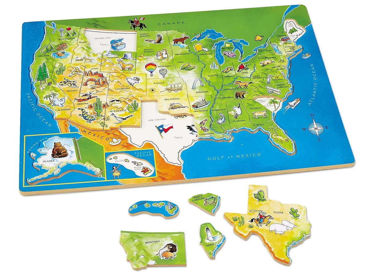 U.S.A. Map Puzzle - US 2497