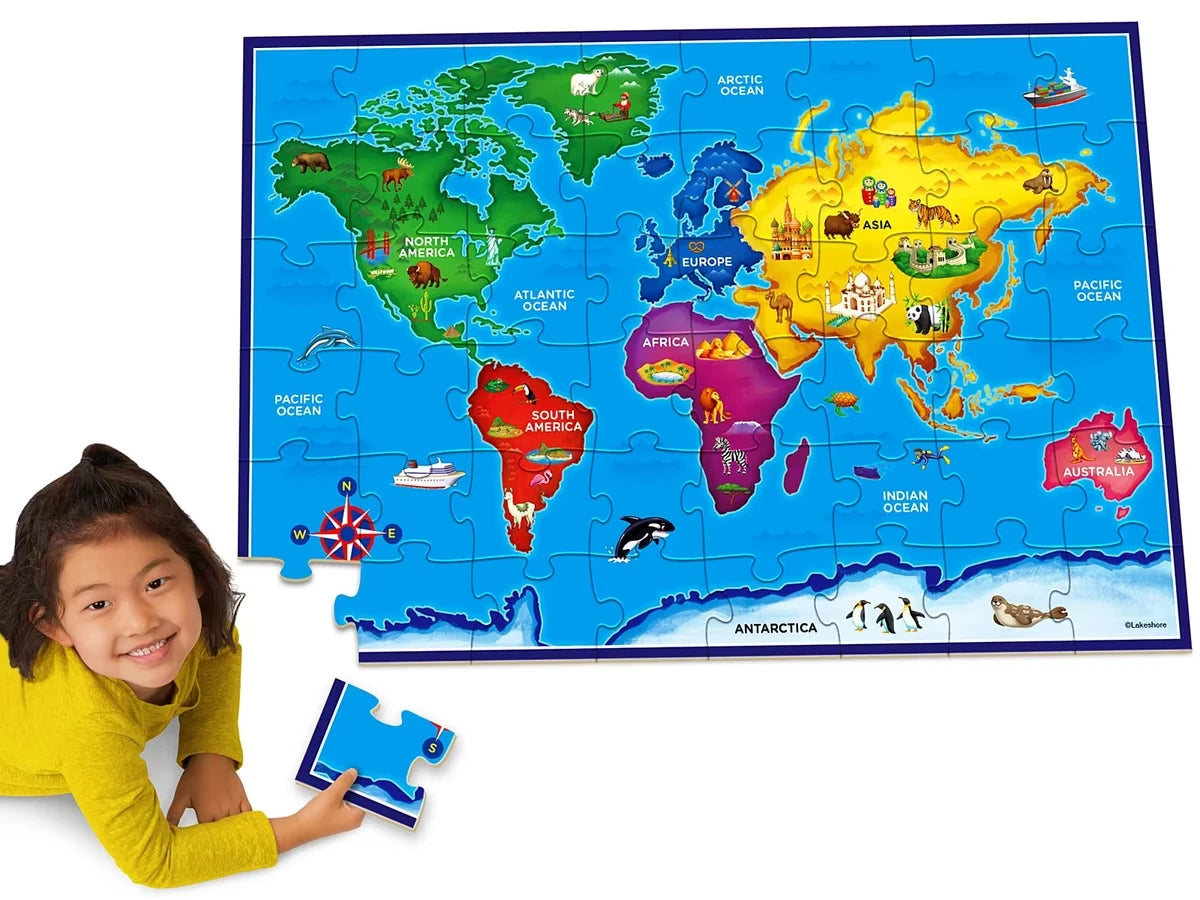 World Map Floor Puzzle - US 3781