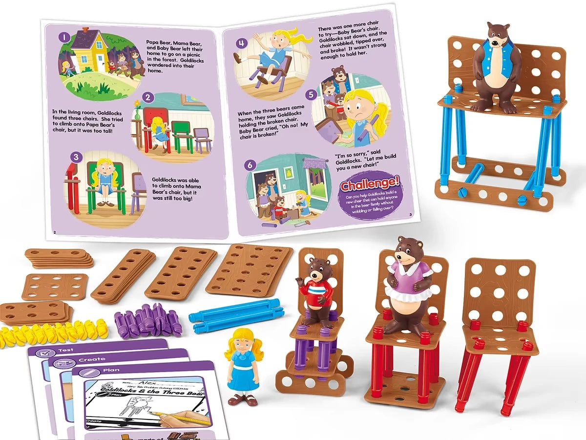 Goldilocks & the Three Bears Problem Solving STEM Kit - US 8256