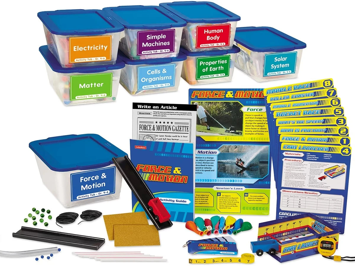 Learning Science Activity Tubs - Gr. 4-6 - Complete Set - US 8339