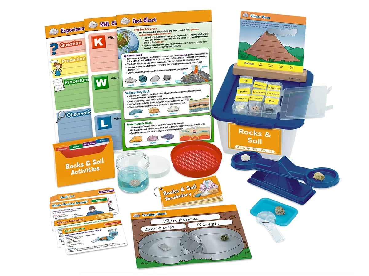 Rocks & Soil Activity Tub - Gr. 1-3 - US 7661