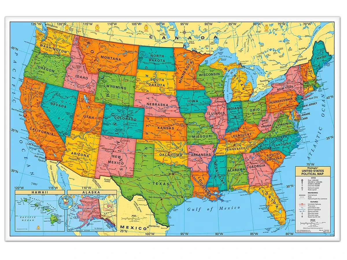 Write & Wipe U.S.A. Wall Map - US 3208