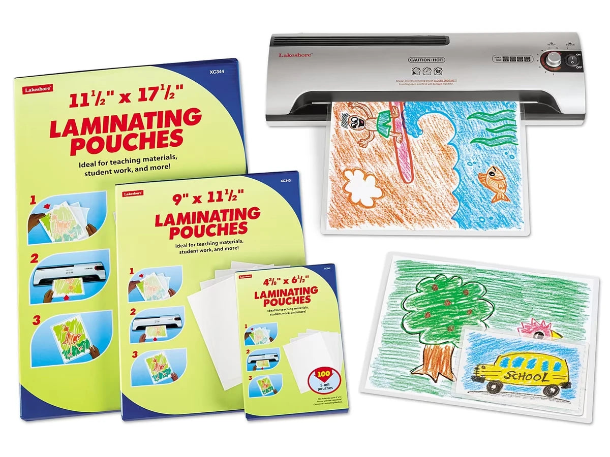 Classroom Laminating Pouches - Set of 100 - US 3434