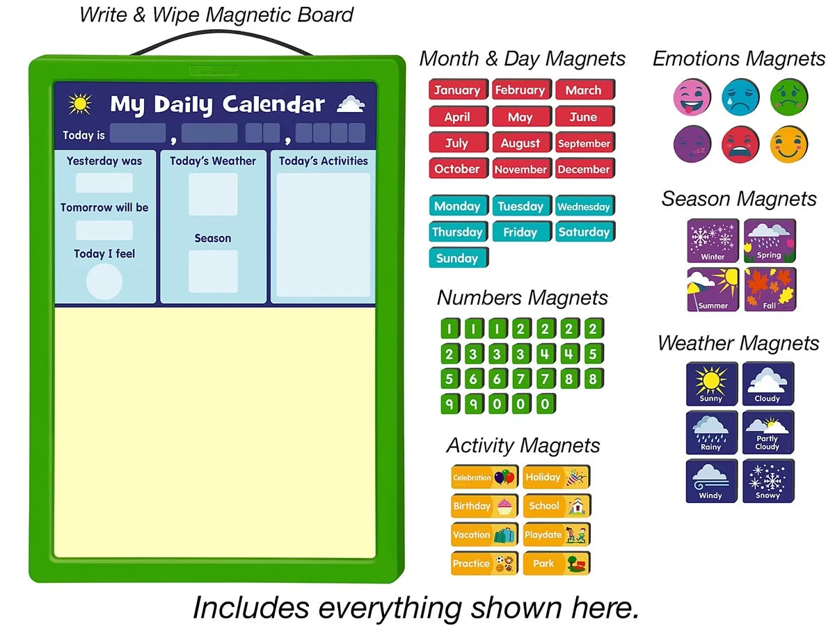 All About Today! Magnetic Calendar - US 5757