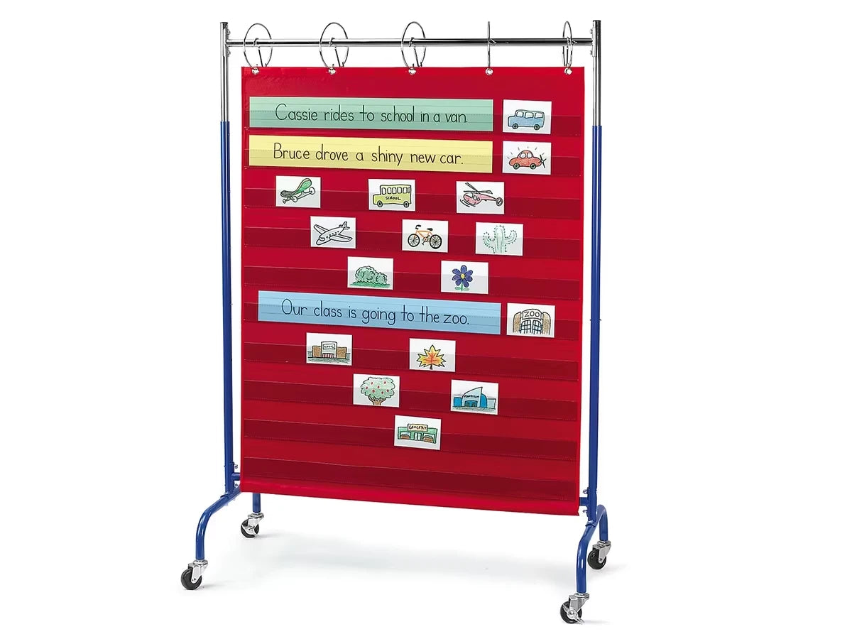 Adjustable Pocket Chart Stand - US 6345