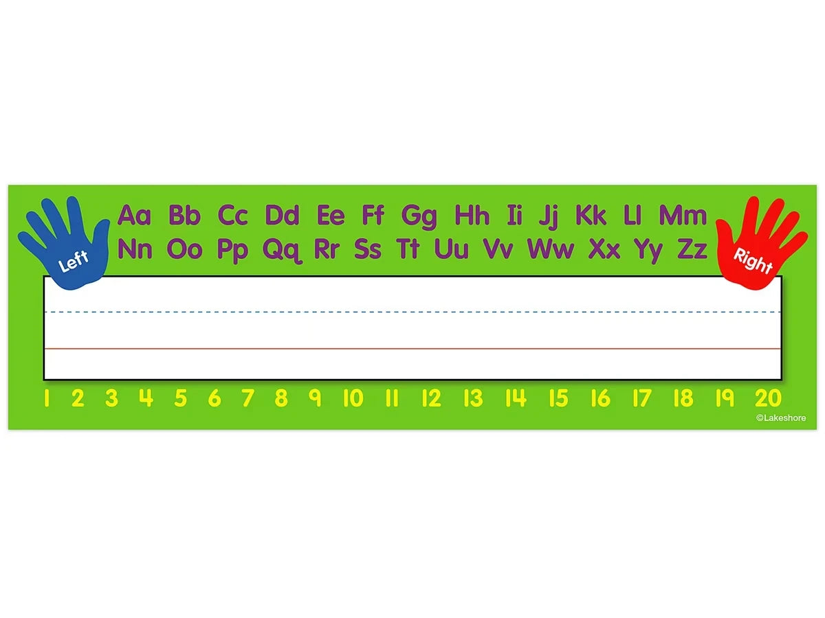 Lakeshore Alphabet Reference Nameplates - Pre K-K - US 7666