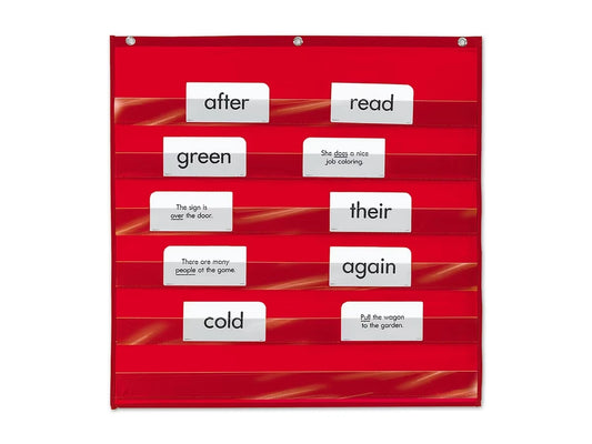 Heavy-Duty Small Pocket Chart - US 7848