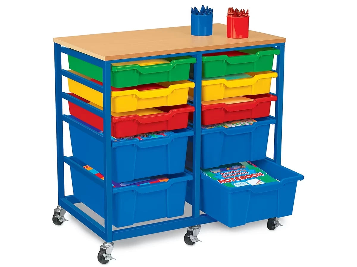 Mobile 10-Bin Storage Center - US 2137