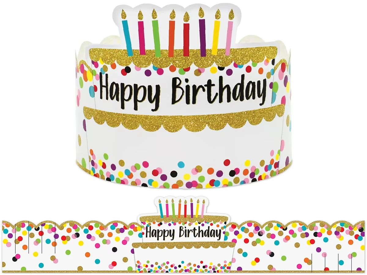 Confetti Birthday Crowns - US 5821