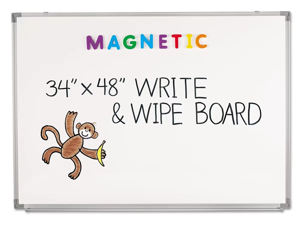 Magnetic Write & Wipe Board - 34" x 48" - US 5138