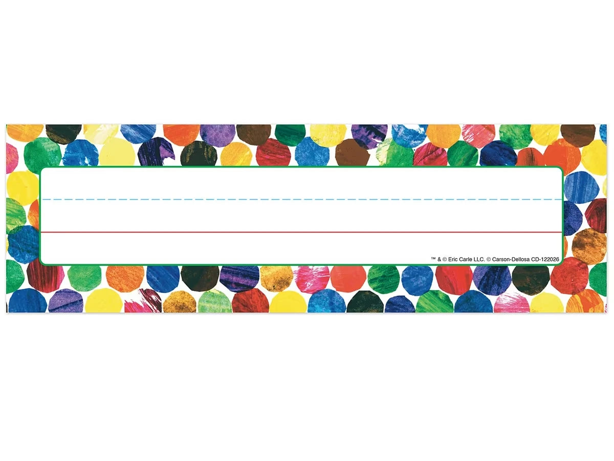 Eric Carle Dotted Nameplates - US 5308