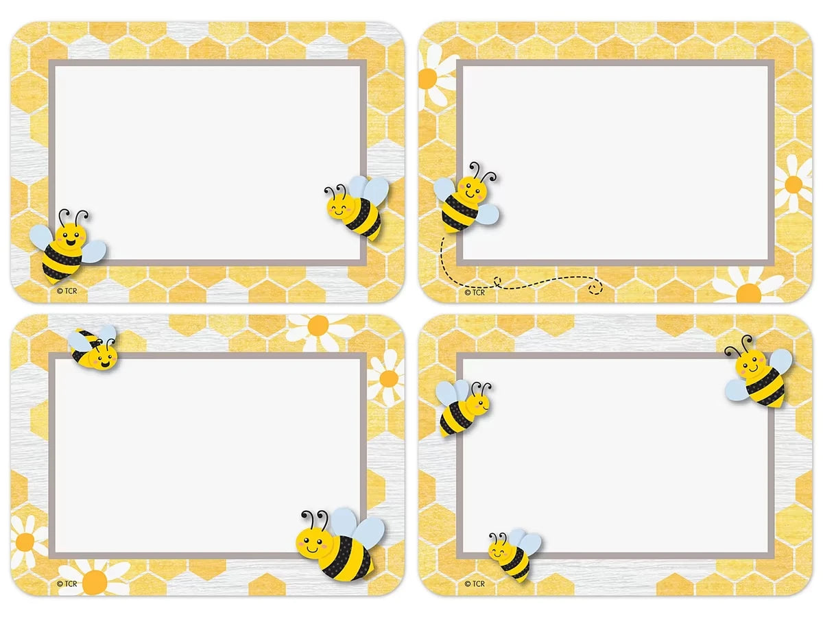 Buzzing Bees Name Tags - US 9810
