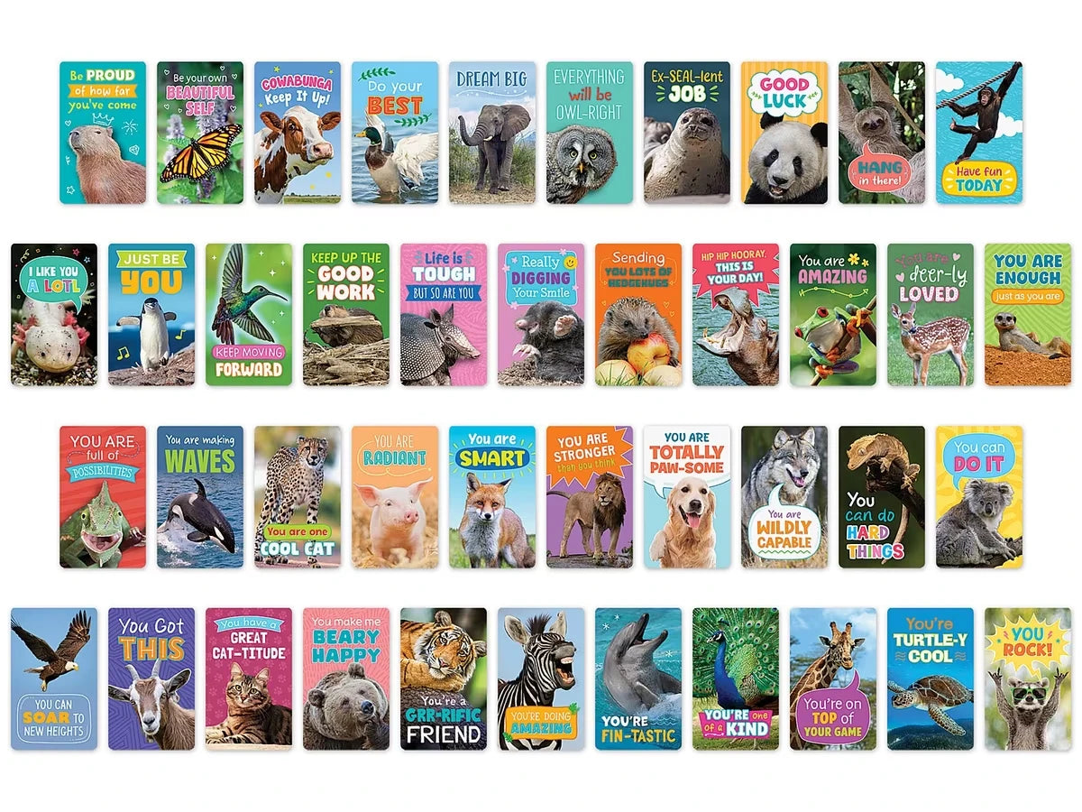 Go Wild Animal Encouragement Cards - US 5927