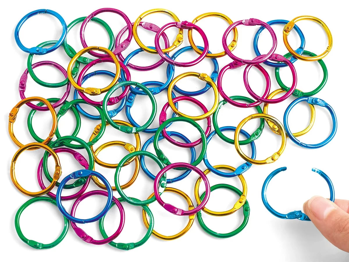 Colorful Book Rings - Set of 50 - US 2759