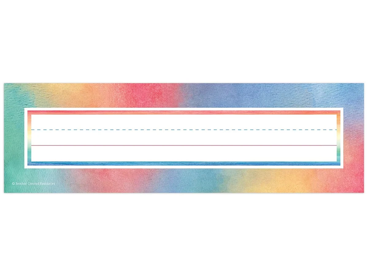 Watercolor Nameplates - US 7377