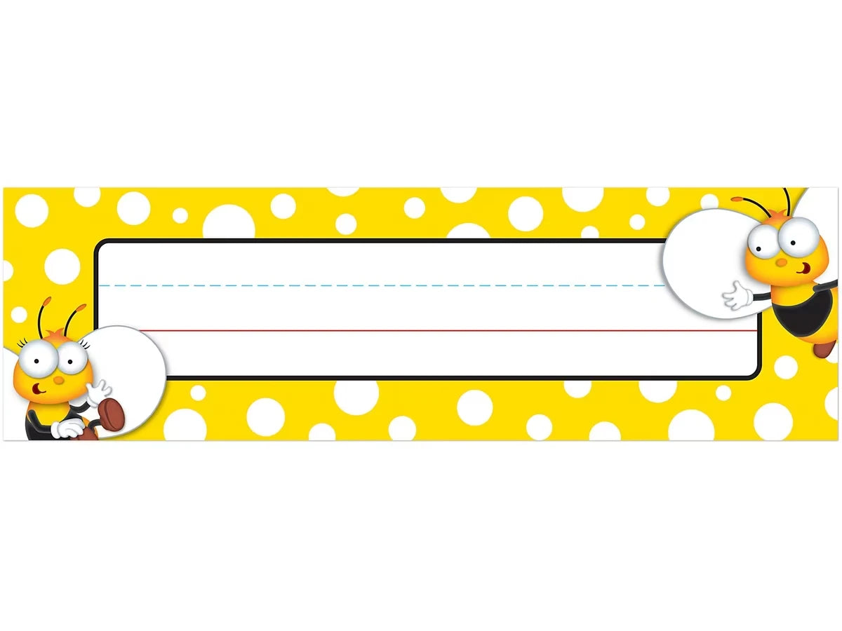 Buzzworthy Bees Nameplates - US 7585