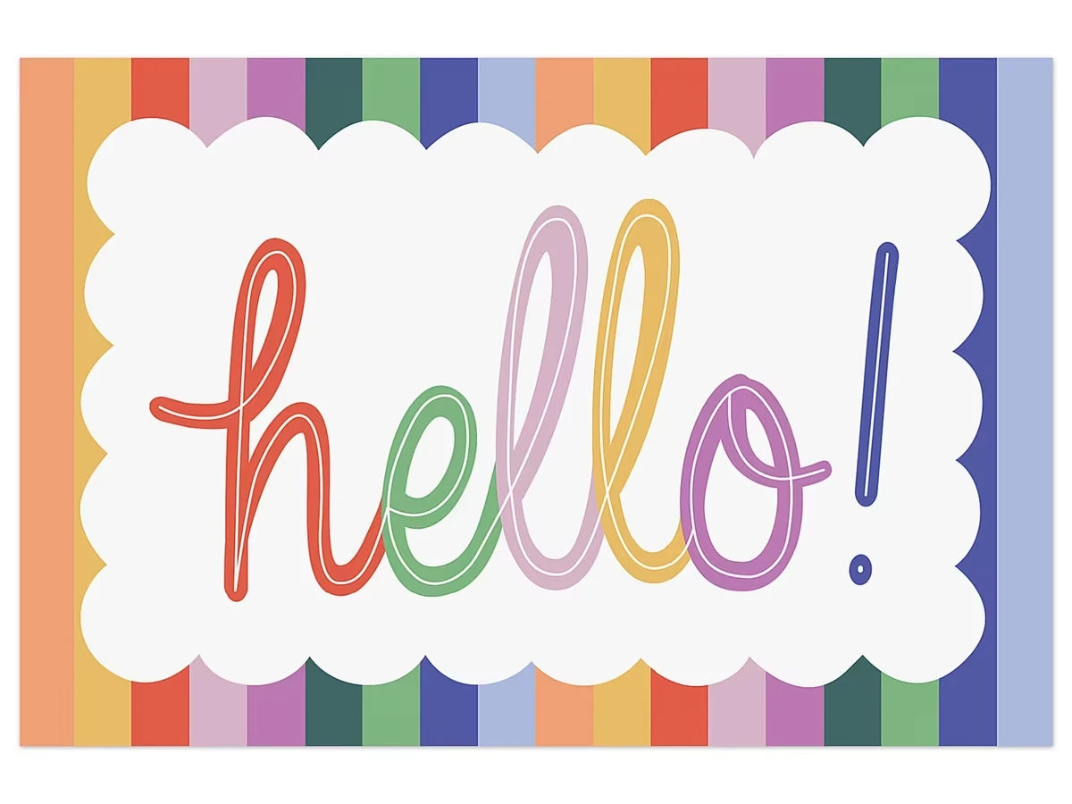 Color Crush Hello Postcards - US 2088