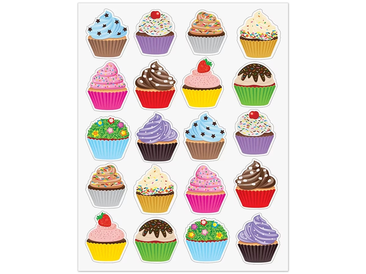 Cupcake Stickers - US 7320