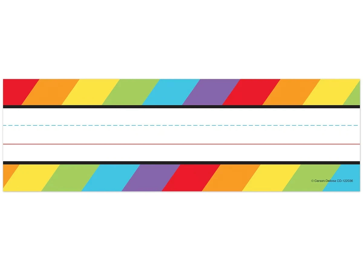 Celebrate Learning Rainbow Nameplates - US 9401