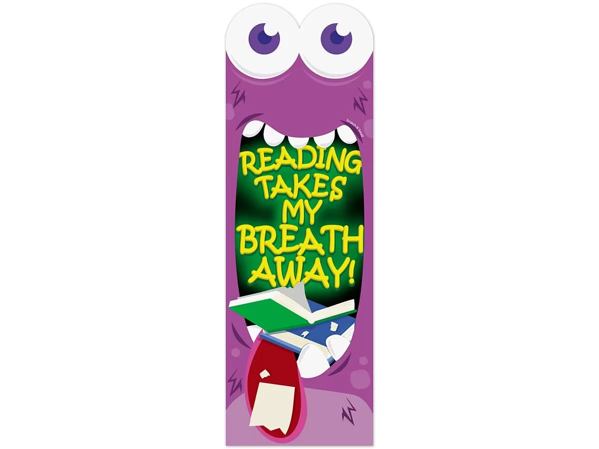 Monster Breath-Scented Bookmarks - US 4815