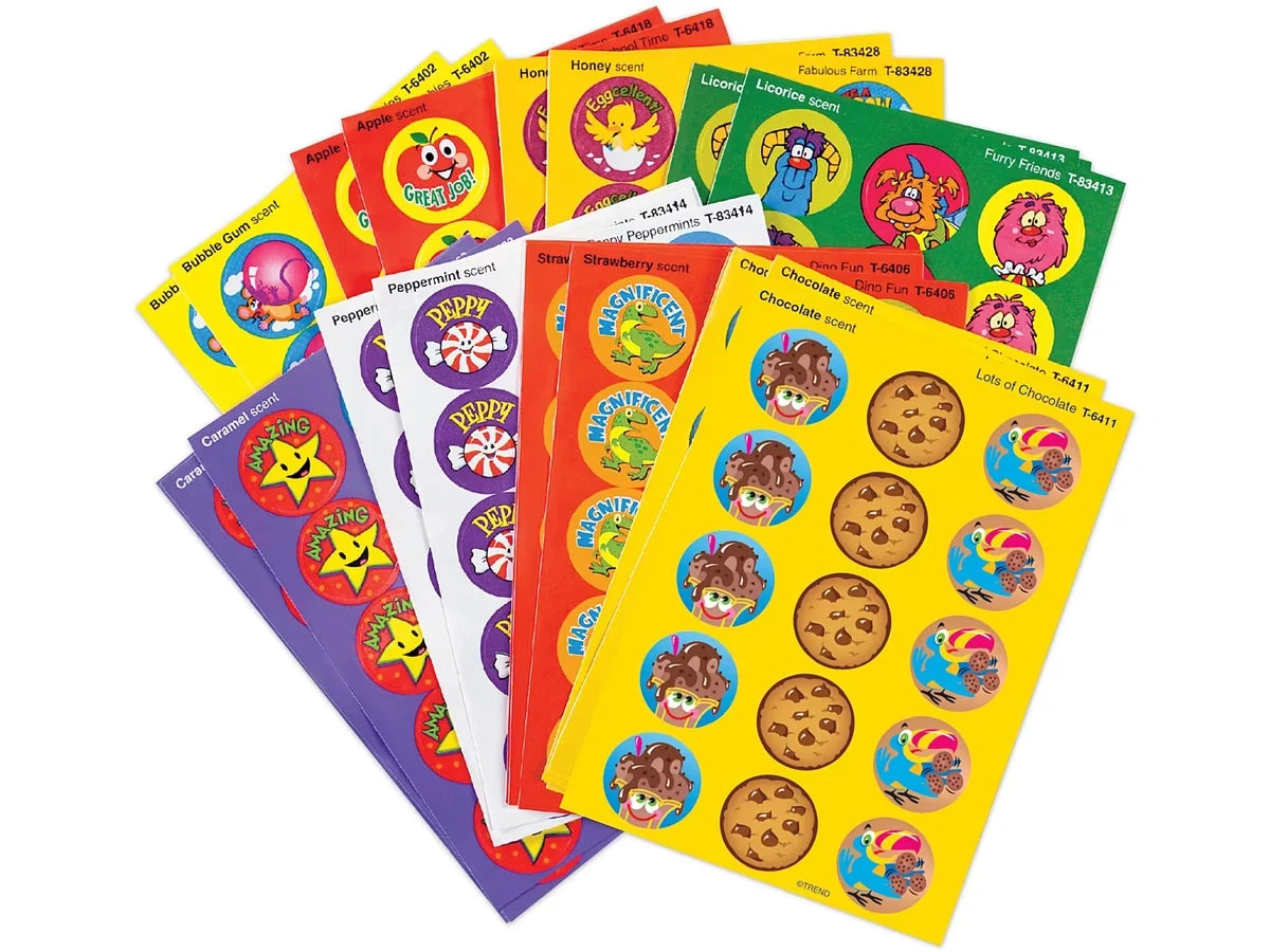 Fun Favorites Scented Motivational Stickers - Variety Pack - US 2709