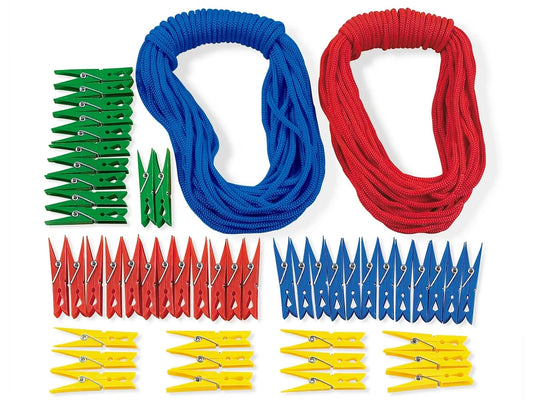 Classroom Art Display Clotheslines - US 7242