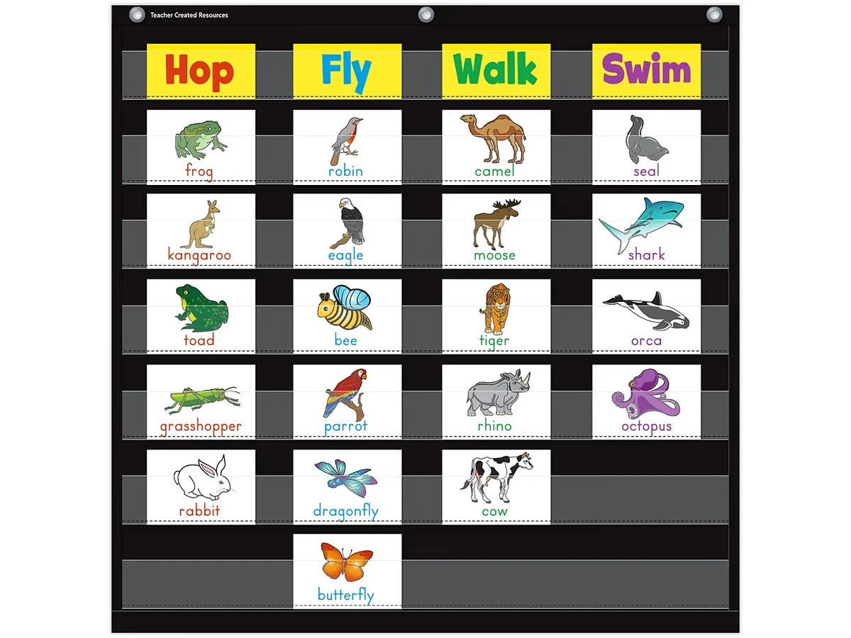Black Pocket Chart - US 4028