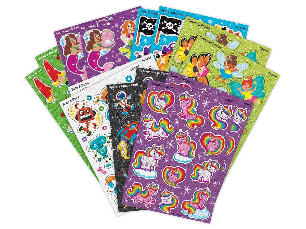 Just Imagine Sparkle Stickers - Variety Pack - US 9350