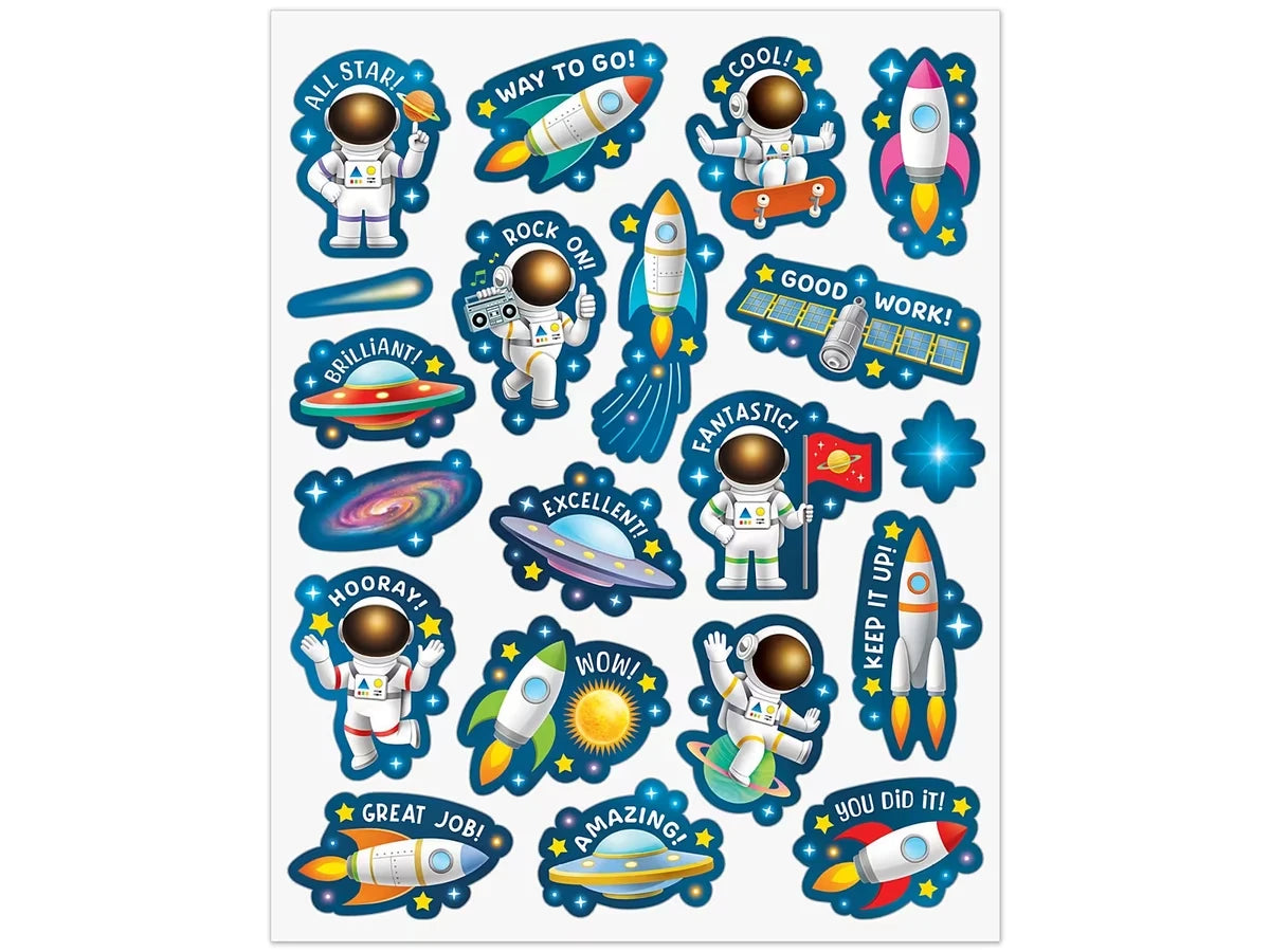 Outer Space Crew Stickers - US 8408