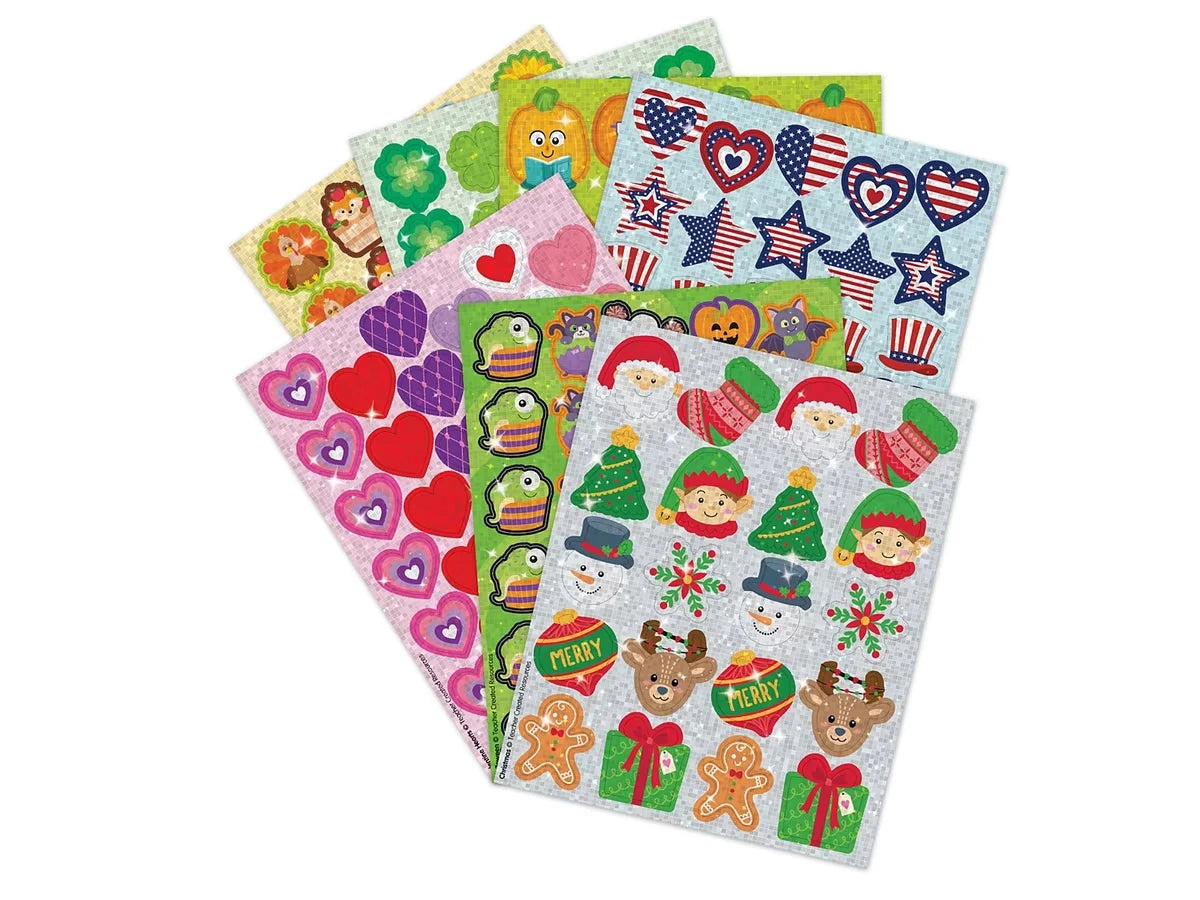Holiday Celebration Stickers - Variety Pack - US 5883