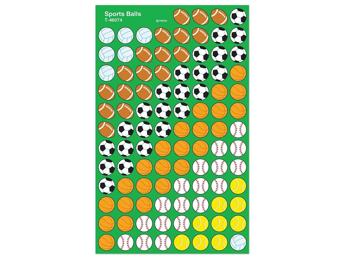 Sports Ball Mini Stickers - US 4016