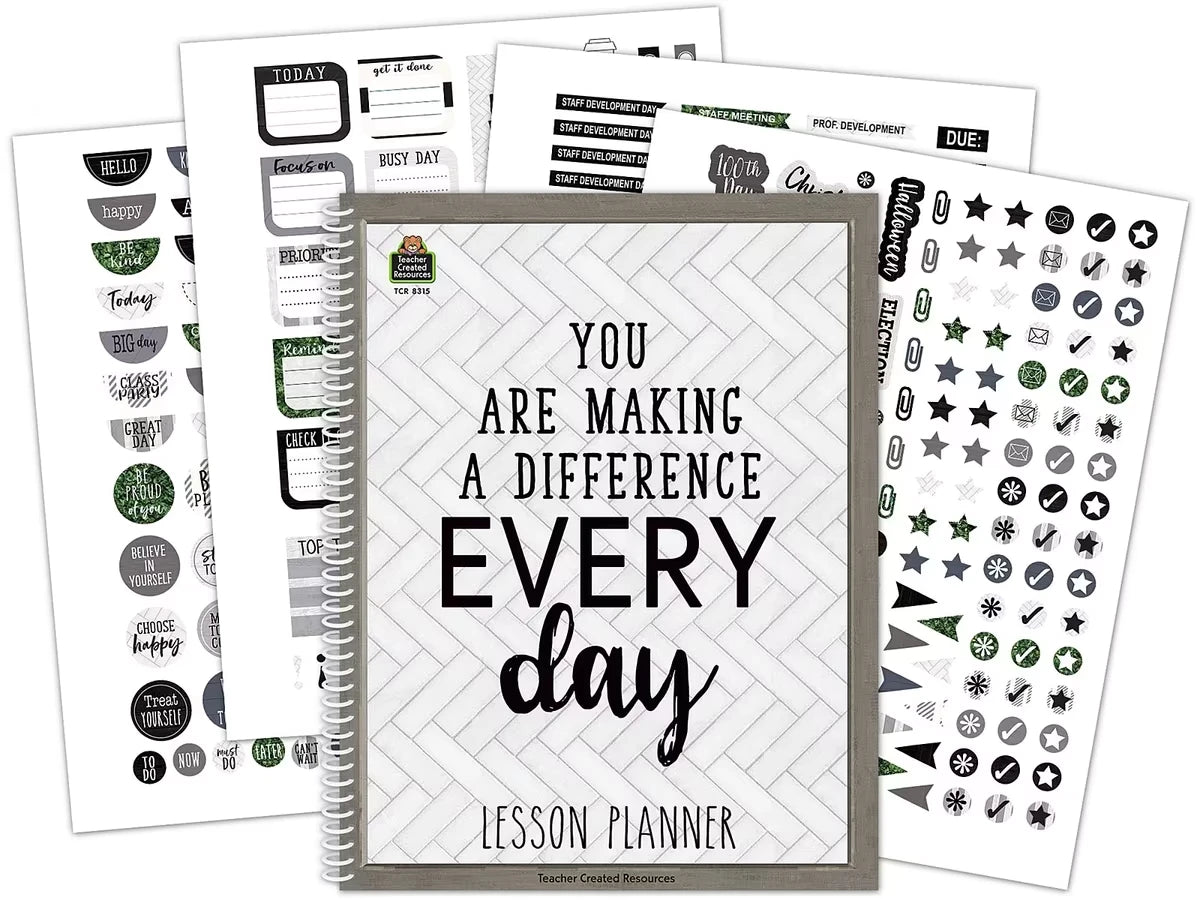Modern Farmhouse Lesson Plan Book - US 5450