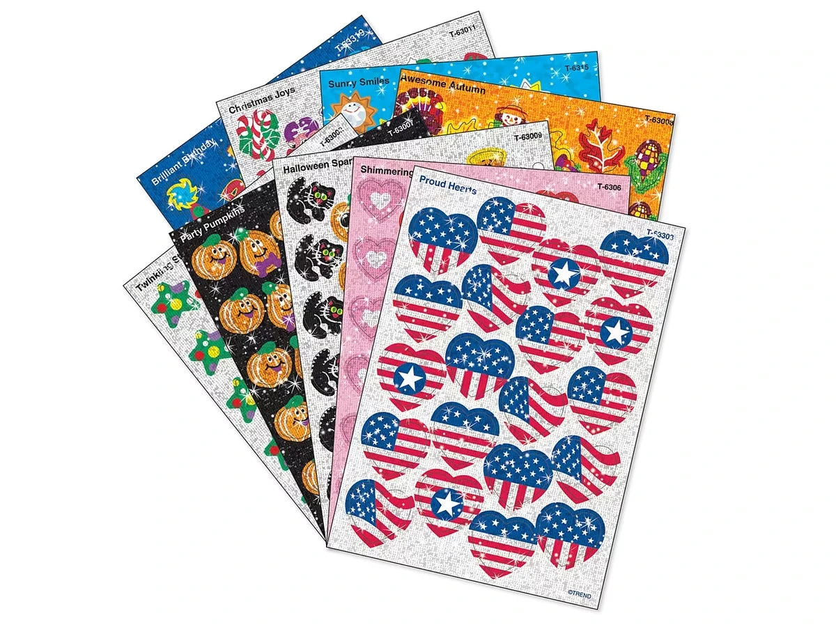 Holiday Celebration Stickers - Variety Pack - US 8072
