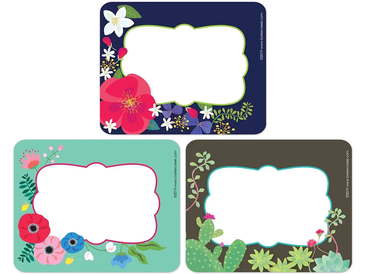 Petals & Prickles Name Tags - Variety Pack - US 2338