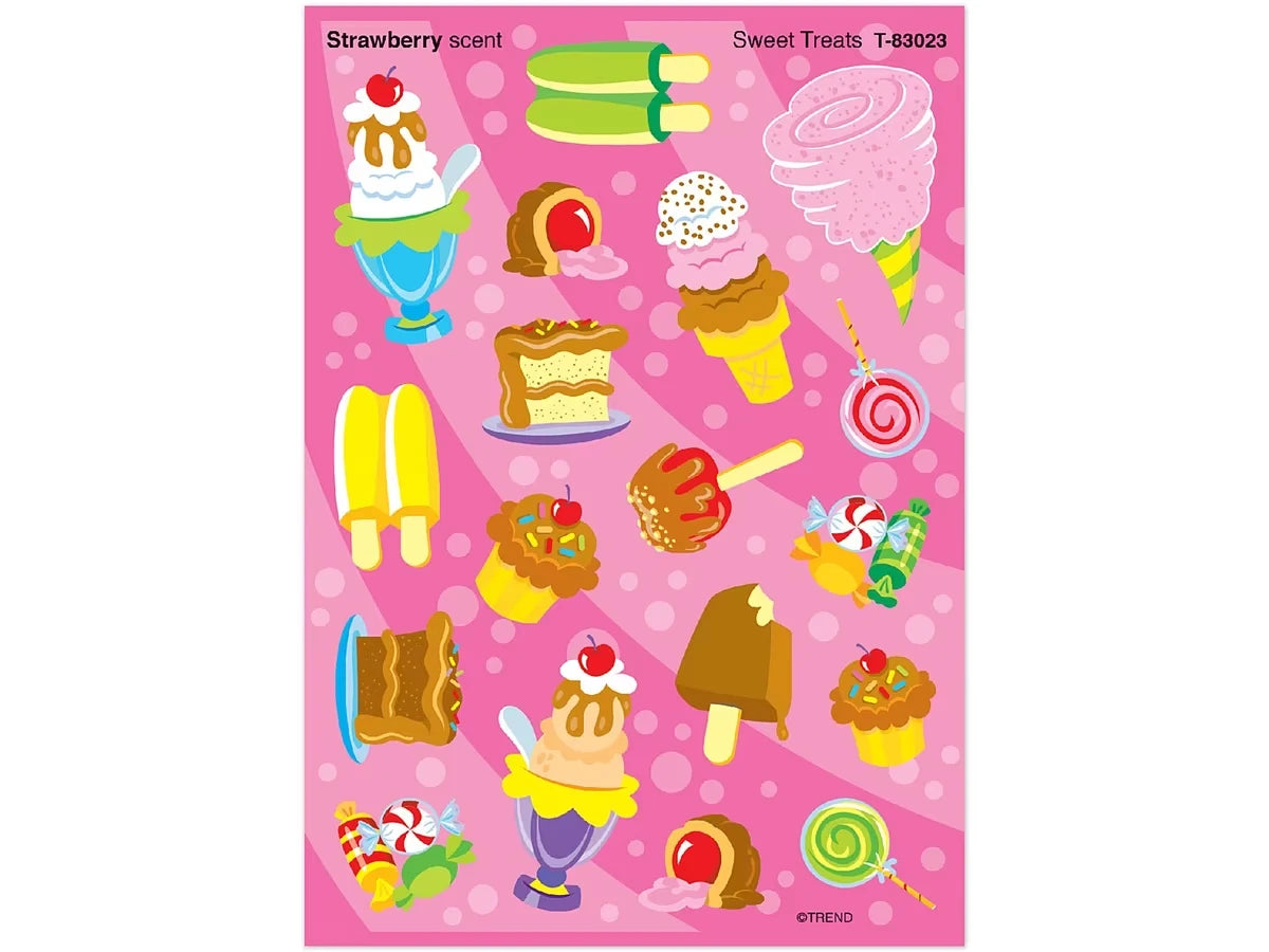 Sweet Treat Strawberry-Scented Stickers - US 8757