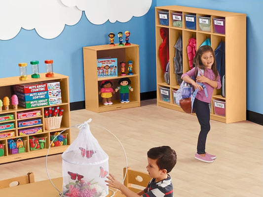 Classic Birch Coat Lockers for 10 - US 7608