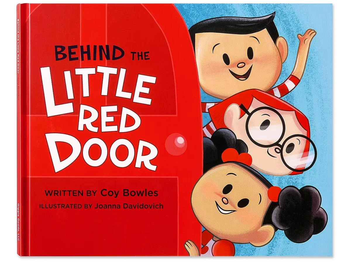 Behind the Little Red Door Hardcover Book - US 6081
