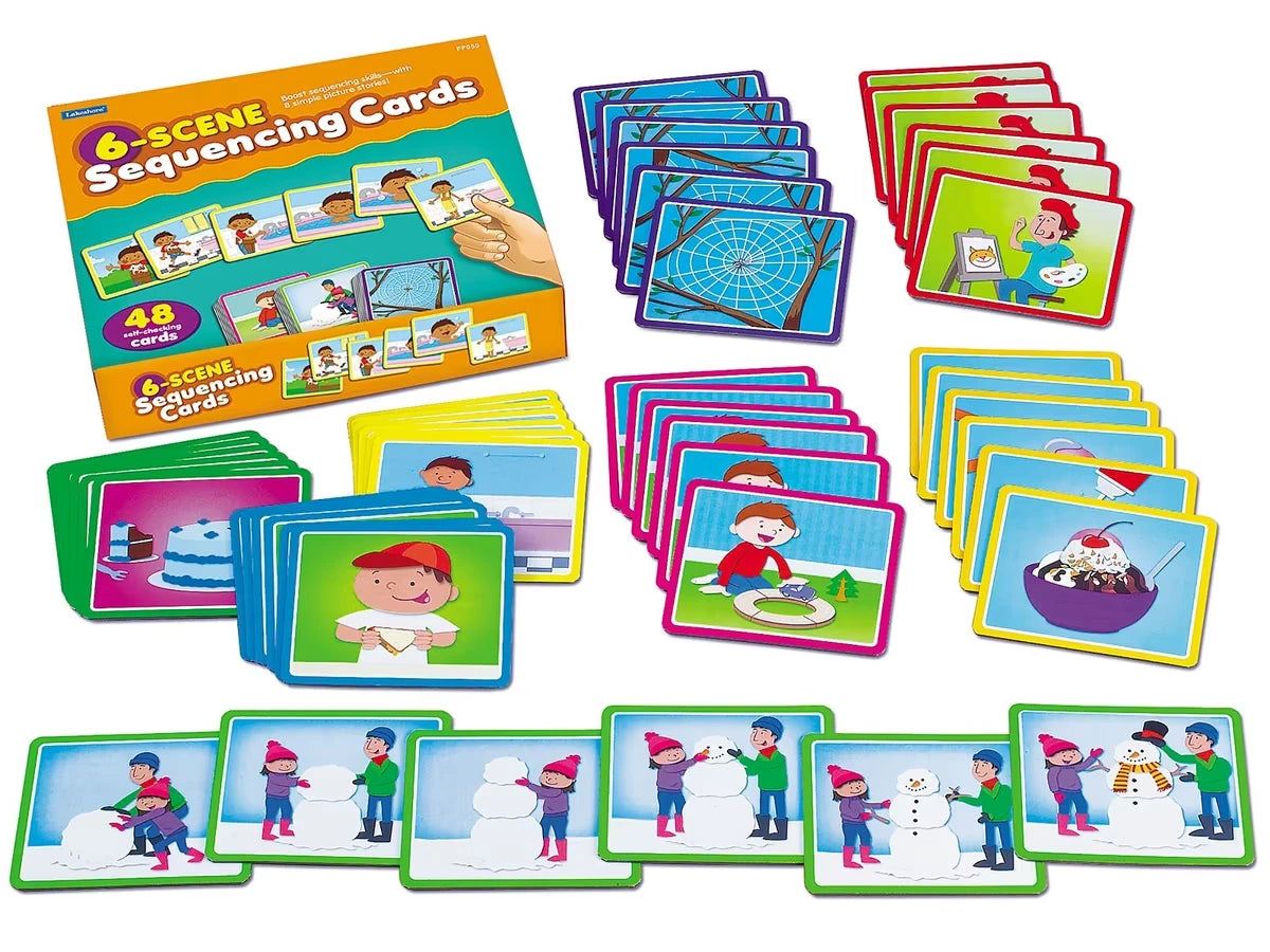 6-Scene Sequencing Cards - US 6822