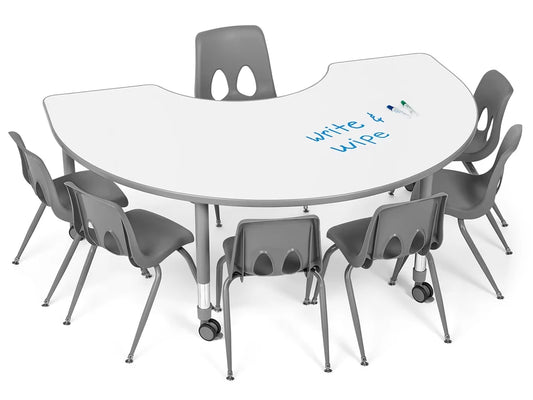 Flex-Space Write & Wipe Group Table Teaching Zone - US 1892