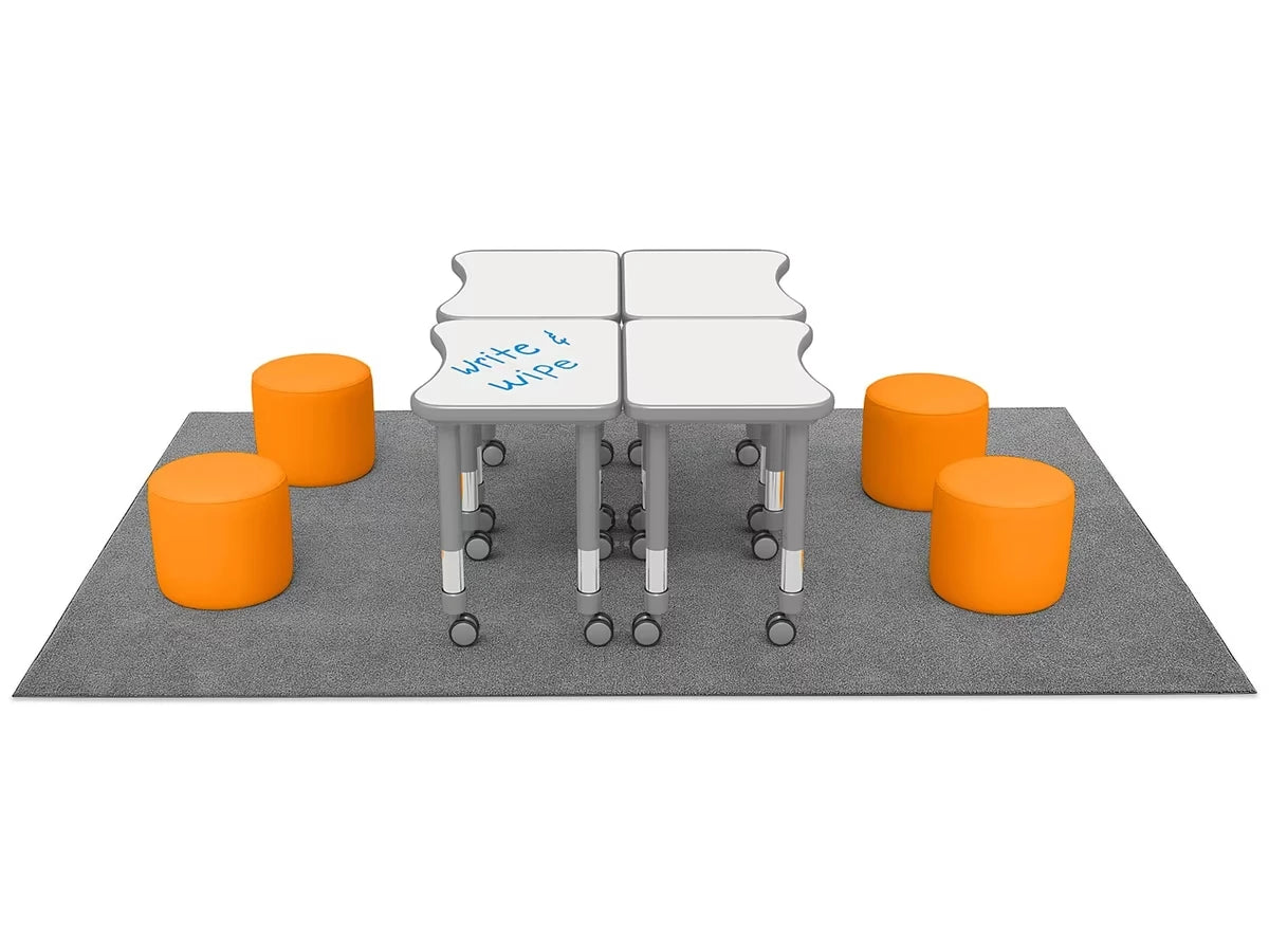 Flex-Space Comfy Seat Write & Wipe Desk Zone - US 1455