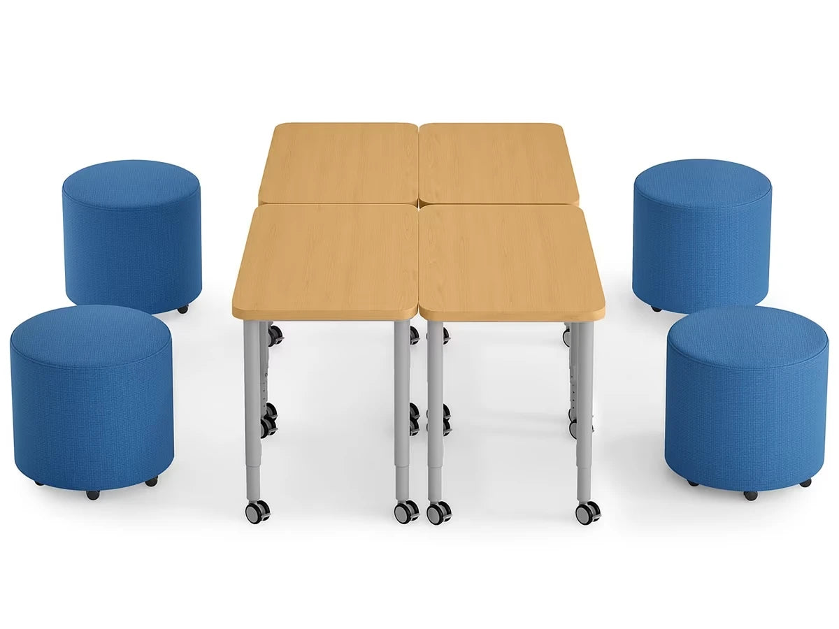 Modern Edge Mobile Lounge Seat & Desk Zone - US 7763