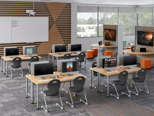Modern Edge Mobile Media Table - US 9366