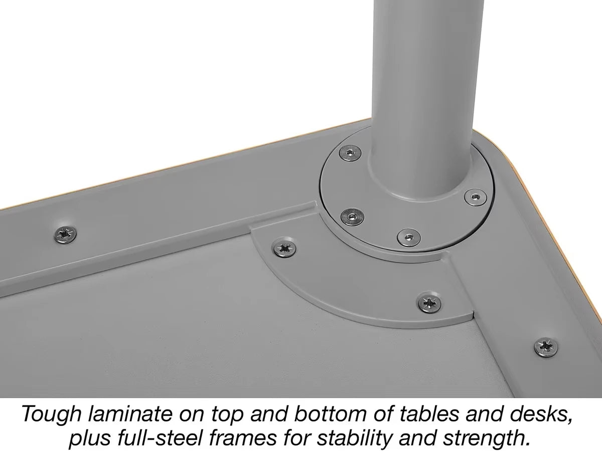 Modern Edge Mobile Standing-Height Rectangular Tables - US 8015