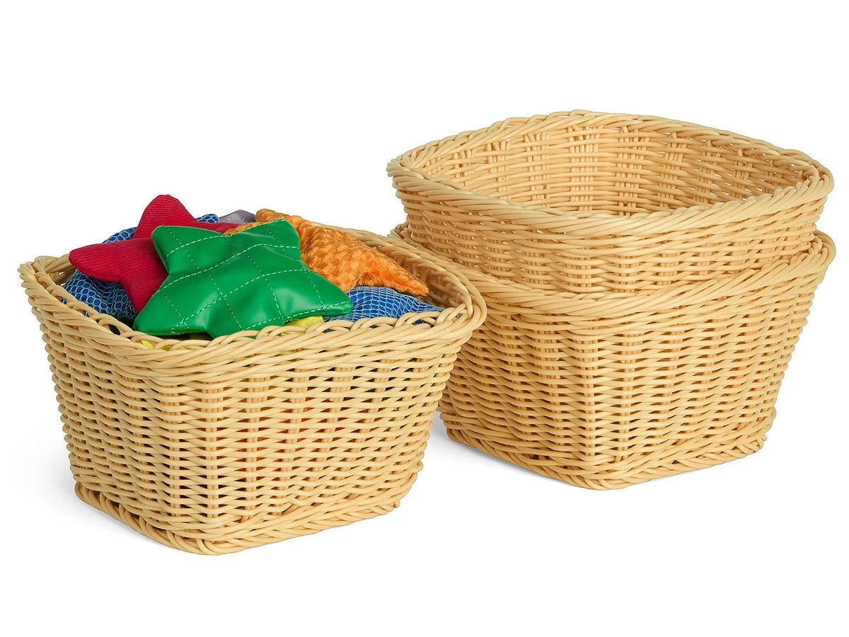 Dishwasher-Safe Plastic Baskets - Set of 3 - US 4157