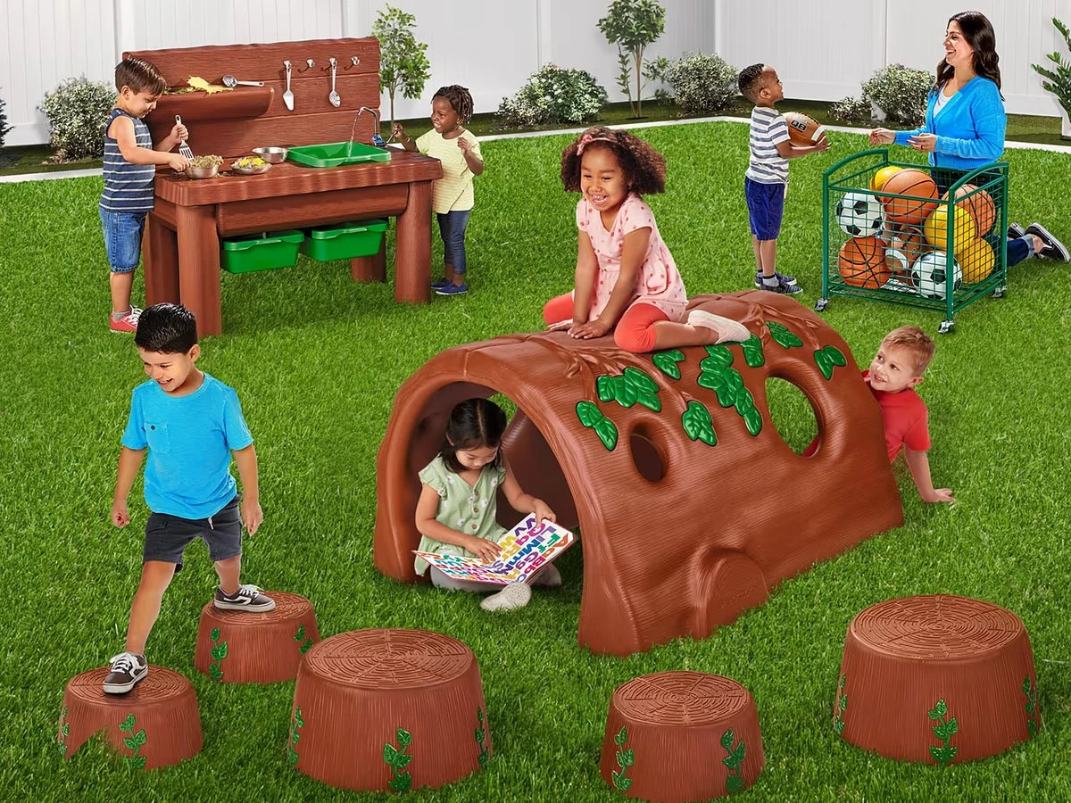 Climb & Play Log Hideaway - US 1809